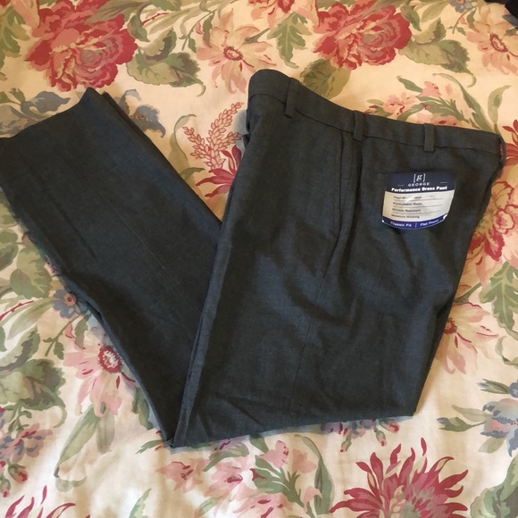 GEORGE Size 30W 30L Performance Dress Classic Fit
Stretch Wrinkle Resistant NEW - Picture 4 of 15